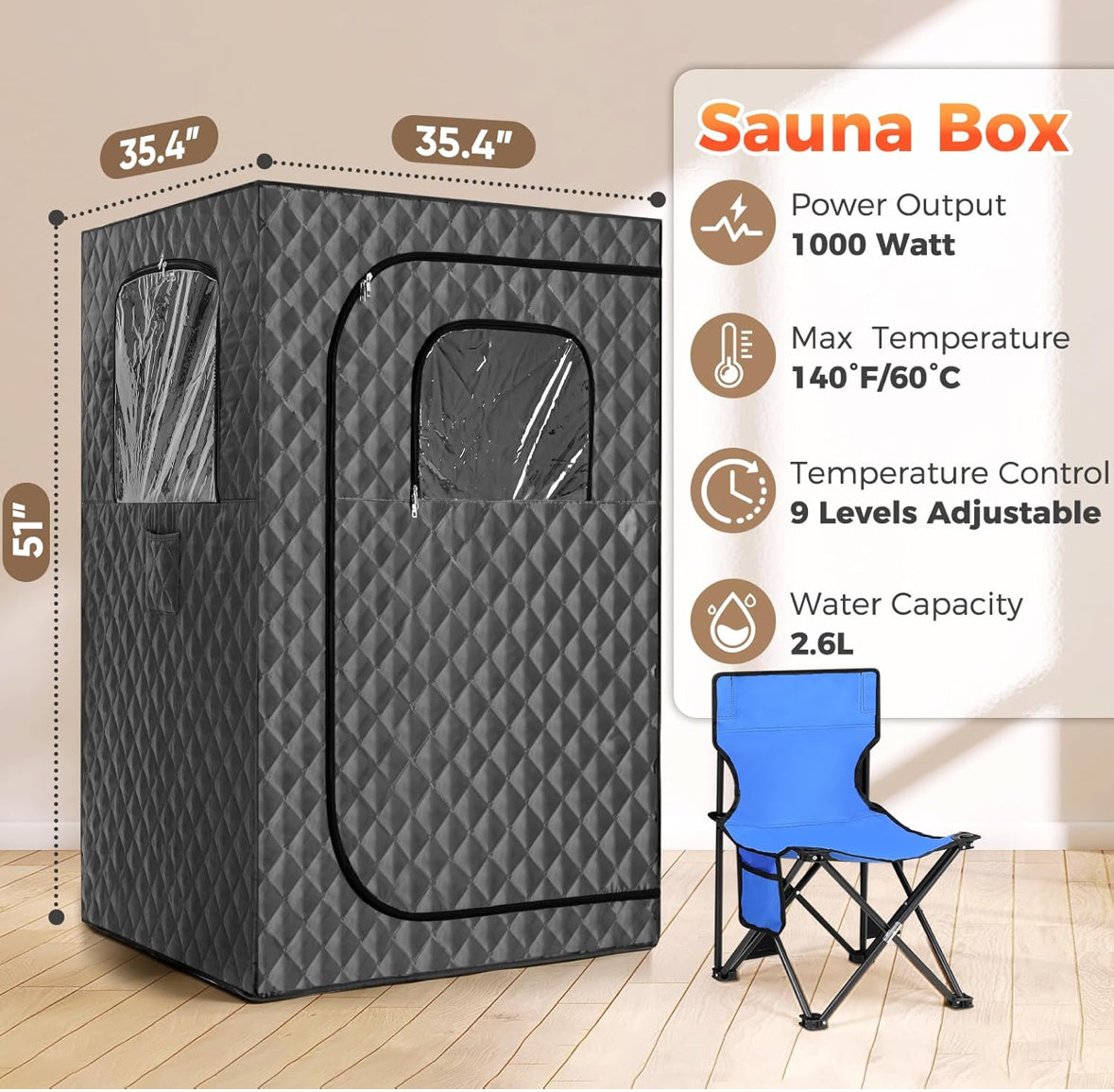 Mini-Portable saunas
