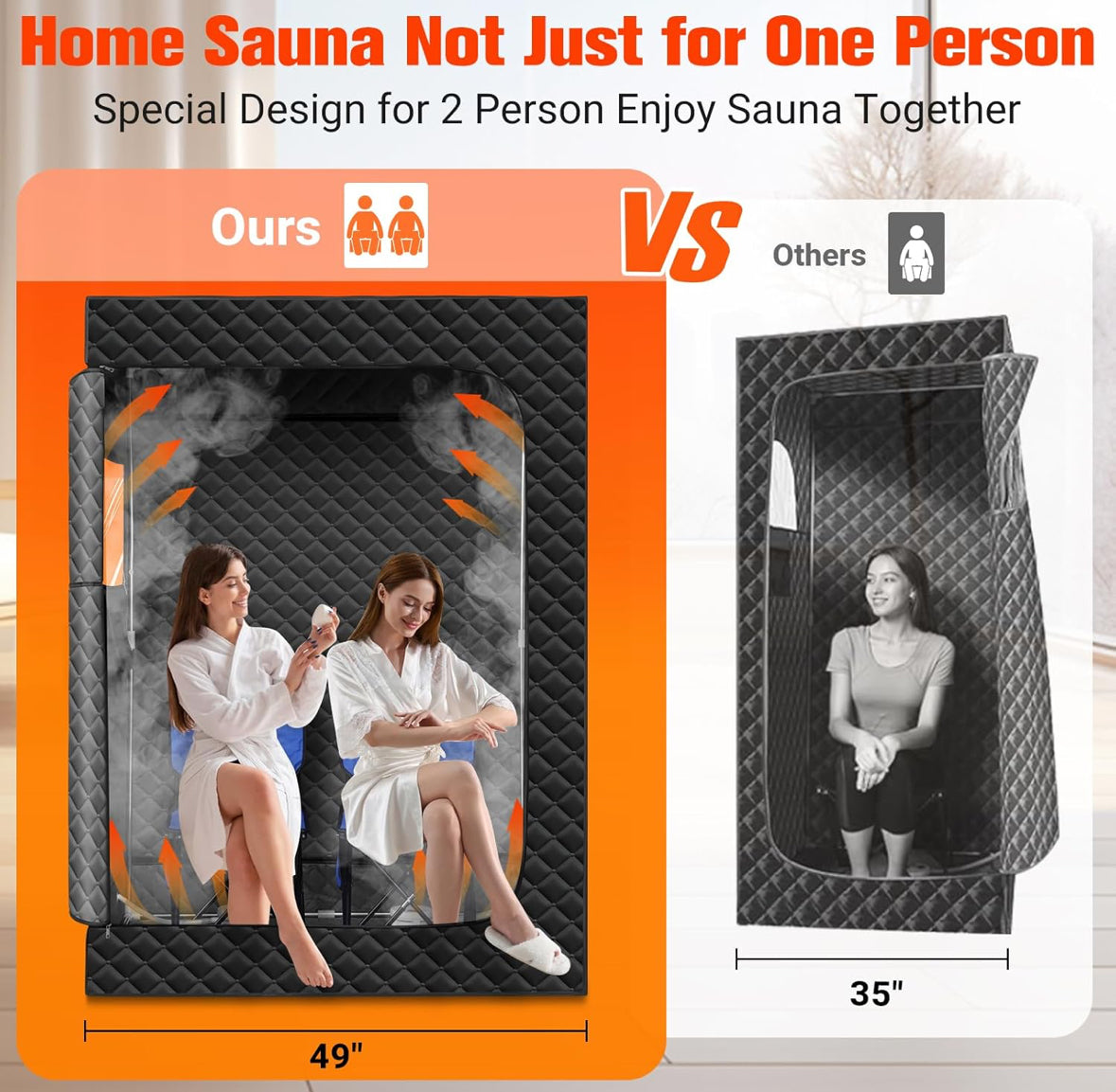 Premium 2 person sauna
