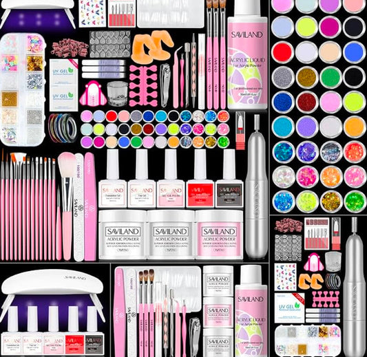 Deluxe nail kit with drills