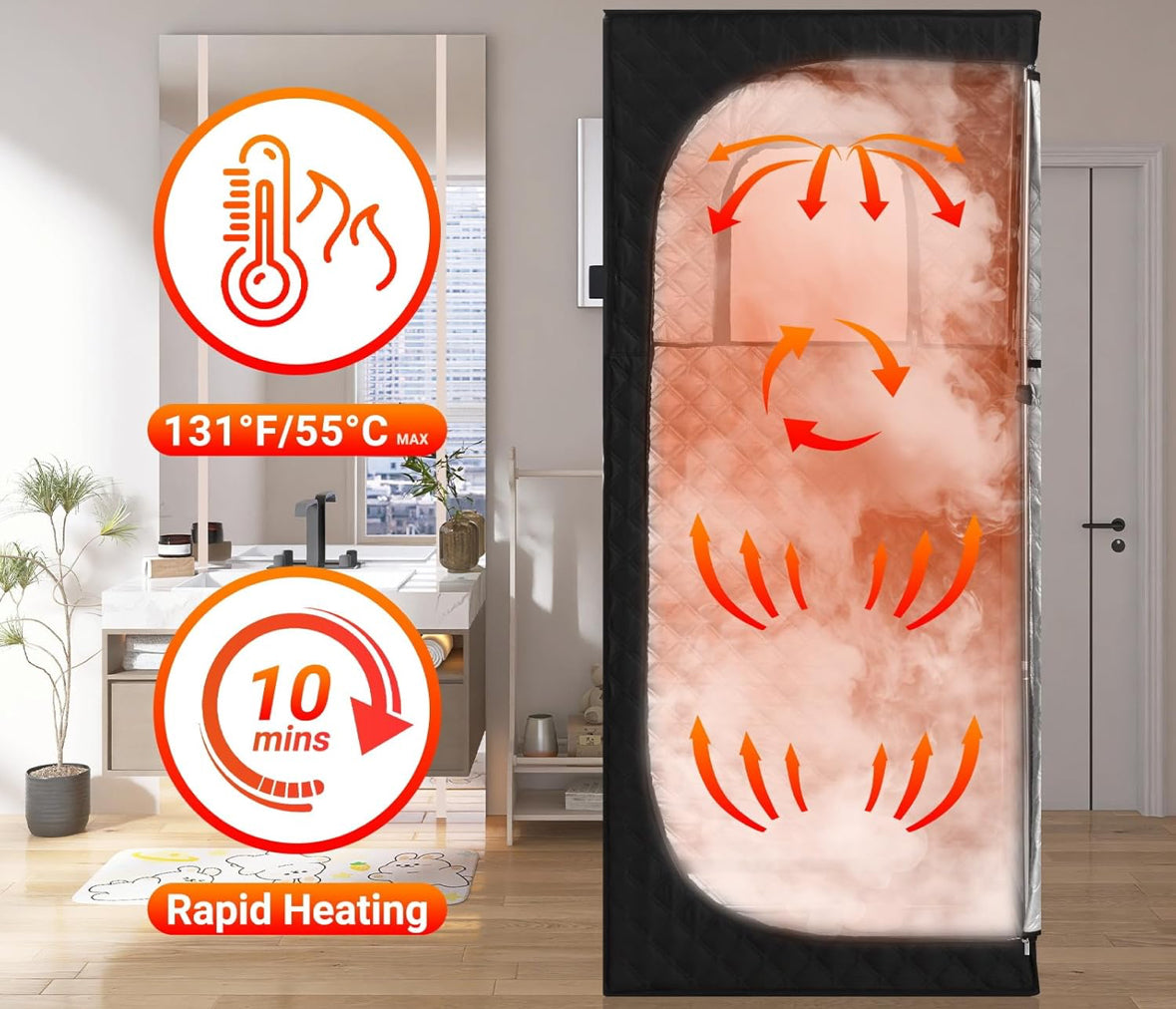 Deluxe sauna w/remote